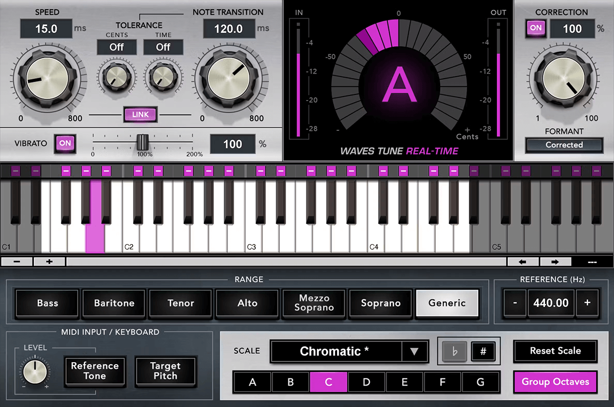 Waves Real - Time Automatic Vocal Tuning with Creative Effects