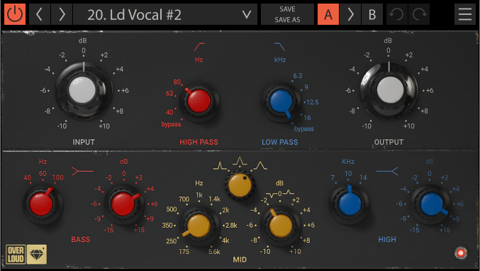 Overloud Gem EQ495: 4th Gen DSP Analog EQ for Mixing & Mastering