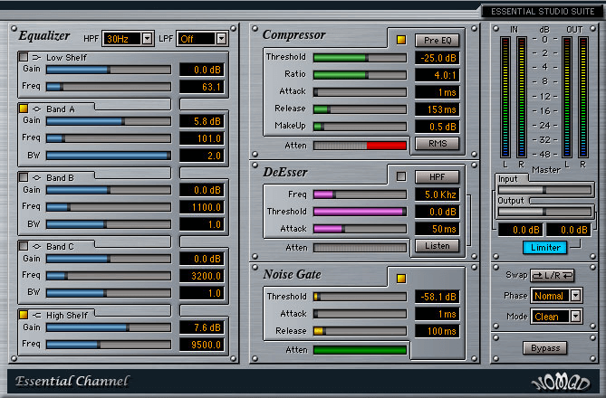Hot! Nomad Factory Essential E Channel Plug - in
