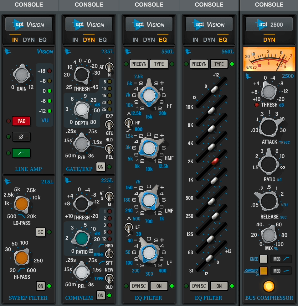 Universal Audio API Vision Console Emulation Bundle - Exclusive Offer