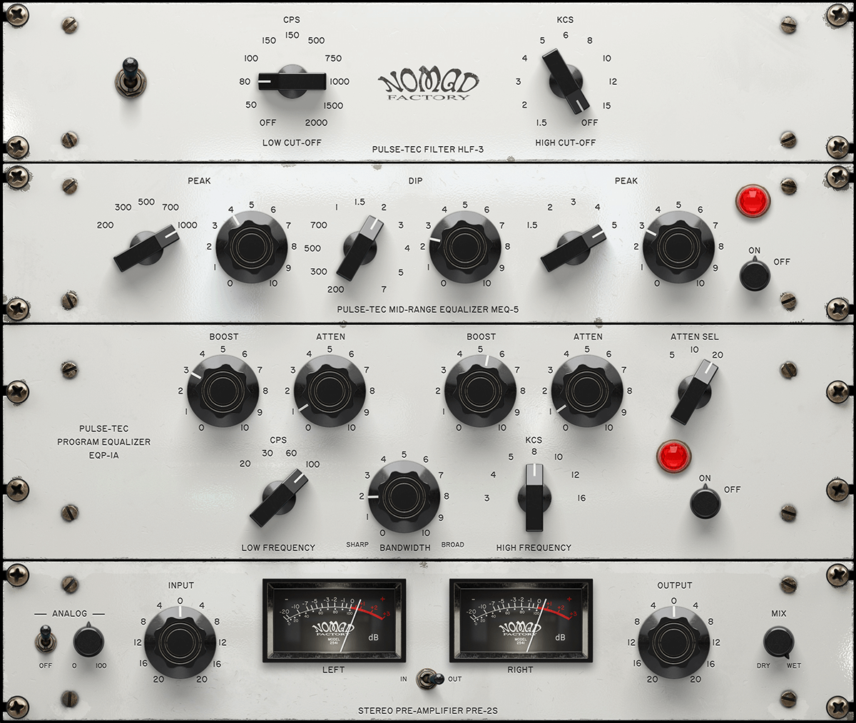 Nomad Factory V2 Pulse - Tec EQs: Advanced Audio Equalization Plug - in