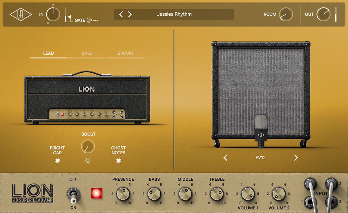 Universal Audio UAD Lion '68 Super Lead Amp - Iconic Plexi Tones in a Plugin