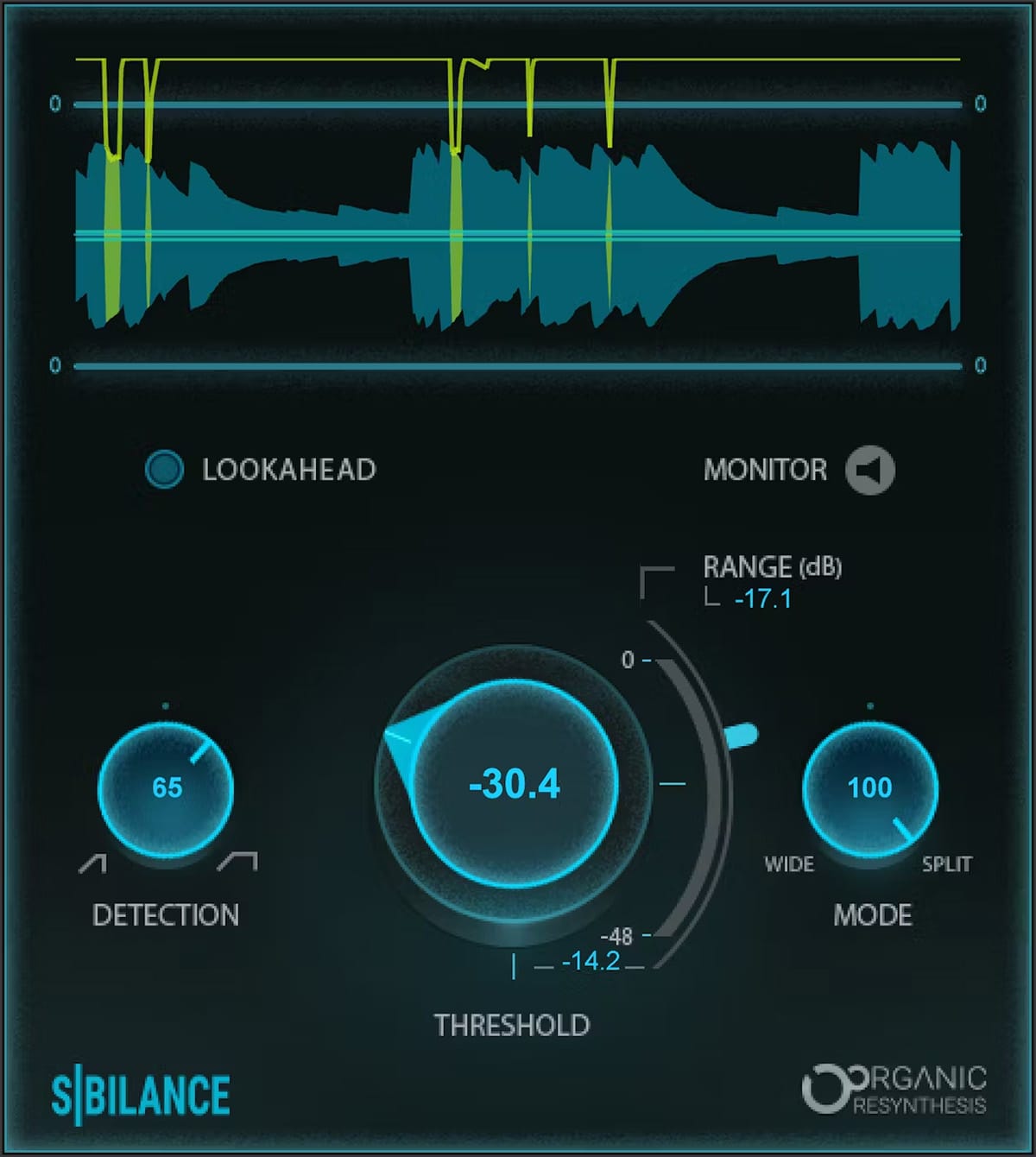 Waves Advanced Sibilance De - Esser for Vocal Brightness and Tone