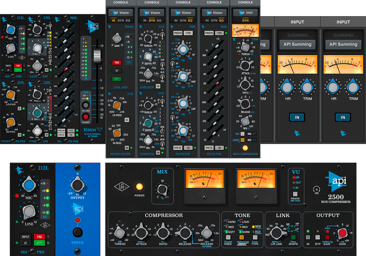 Universal Audio API Vision Console Emulation Bundle - Exclusive Offer