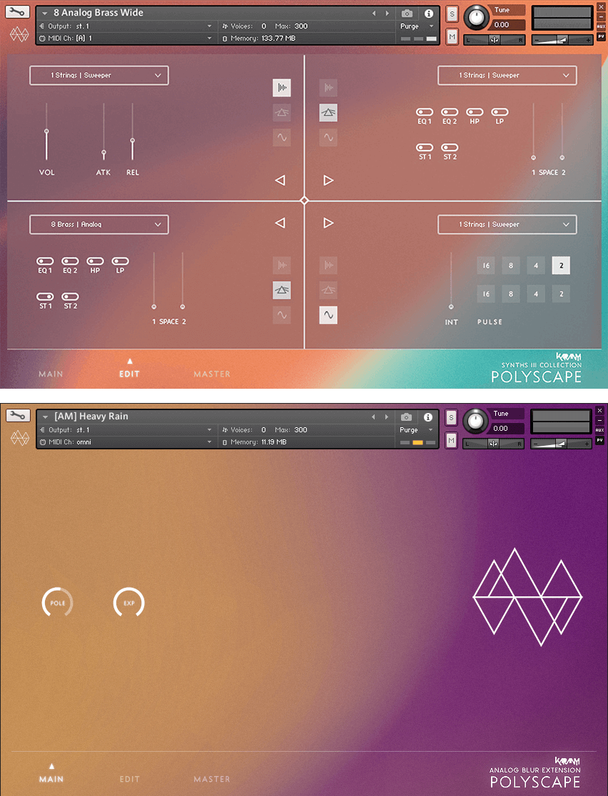 Karanyi Sounds Polyscape Pro: A Neo - Futuristic Analog Synth Pad Instrument