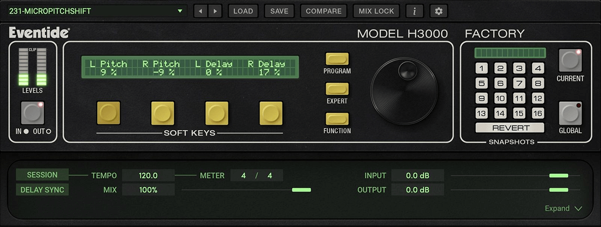 Eventide H3000 Factory MKII: Iconic Harmonizer with 600+ Presets