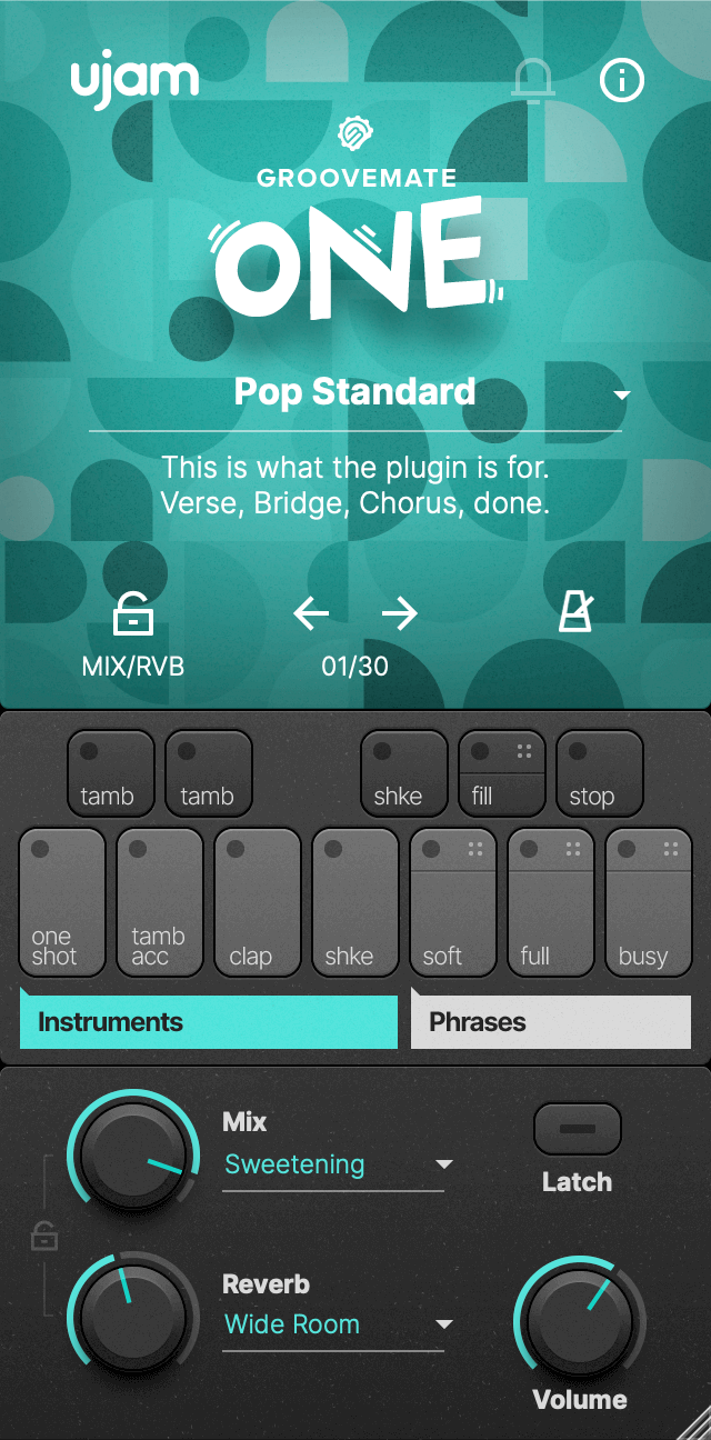 UJAM Groovemate One: Enhance Your Tracks with Groovy Percussion - Exclusive Offer