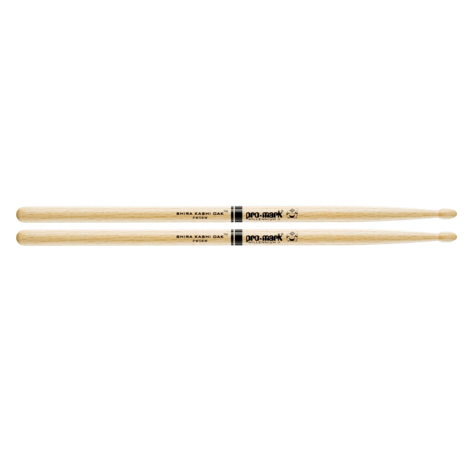Promark PW5BW 5B Japanese White Oak Drumsticks - Ideal for Rock, Pop & Country