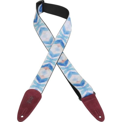 Levy's 2 Sublimation Nylon Guitar Strap - MPSDS2-007 with Tri - Glide Adjustment, Ideal for Musicians