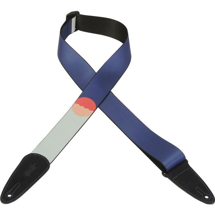 Hot Sale! Levy's 2' Sublimation Printed Guitar Strap with Tri - Glide Adjustment