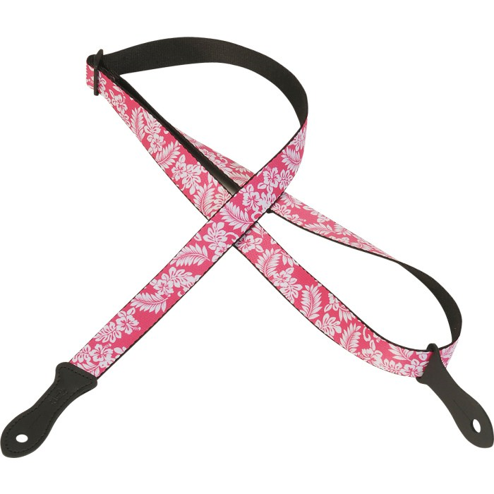Levy's Hawaiian Design Polyester Mandolin/Ukulele Strap - Adjustable!