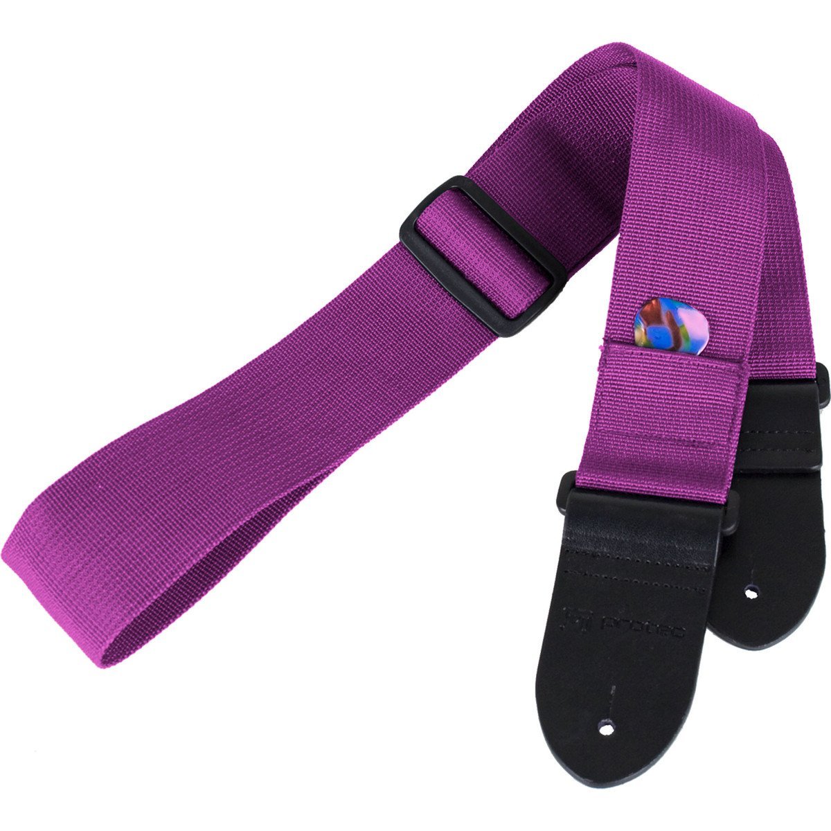 Hot Deal! Protec Grape Guitar Strap with Pick Pocket
